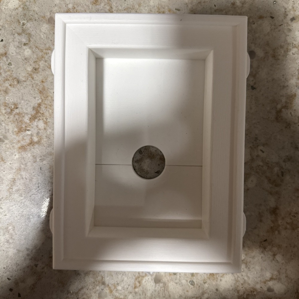 10 Pack Builders Edge 130130003123 Wrap Around Utility Block 123, White